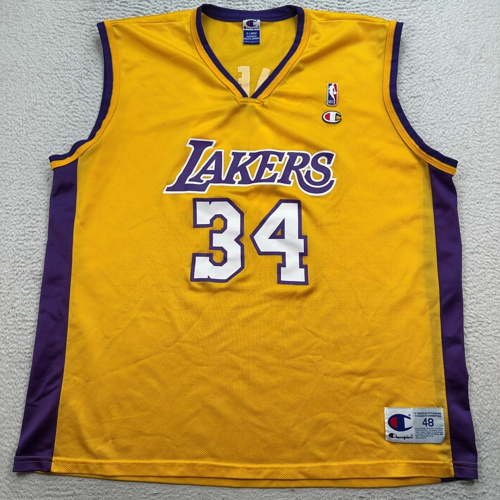 Shaquille Oneal Los Angeles Lakers Champion Jersey 48‎ XL